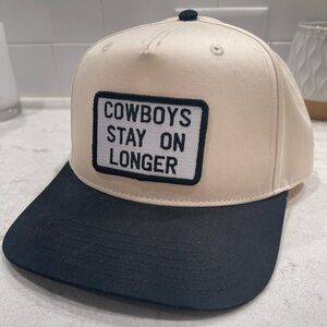 SnapBack hat Cowboys Stay On Longer